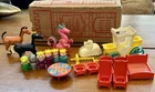 Vintage Little People #993 Castle Accessories and Box