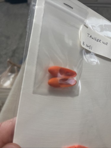 Vintage Barbie Clothes Tangerine Scene Mod Era #1451 - Picture 4 of 9