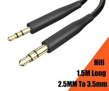 2.5mm to 3.5mm Audio Cable for Bose QC25 QC35 AE2 OE2 Headphones 1.5M