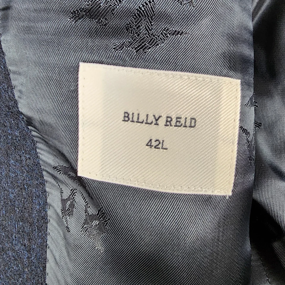 Blazer Billy Reid Para Hombres 42L Azul Lana Traje Chaqueta Abrigo Deportivo 2 Botones Foto 2 de 4