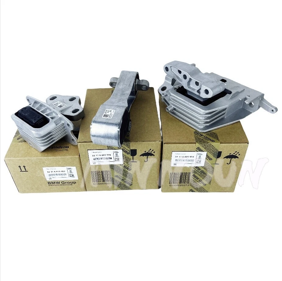 3X NEW L&R Engine&transmission bracket For BMW X1 X2 F52 22116885934 22316853453 - Imagem 2 de 4