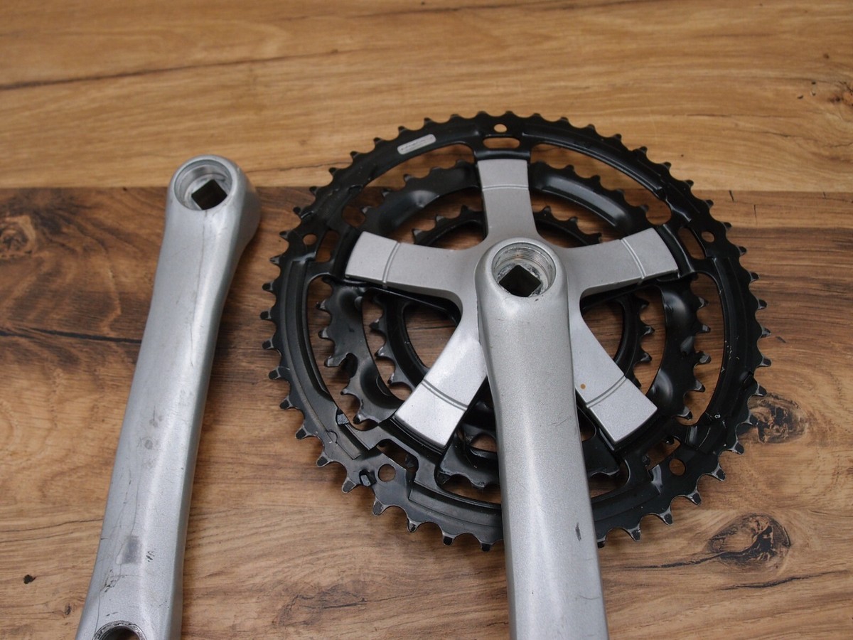 1993 crankset Shimano FC-TS21 product of Italy 28/38/48 Dual SIS