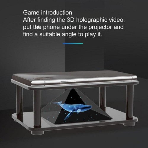3D Holographic Display Stand Projector Mobile Phone Bracke Hologram HOT S1F9 - Picture 1 of 9