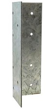 Universal Fence Post Extender, Galvanised 60mm x 60mm x 180mm UPE180