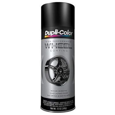 VHT HWP104 Dupli-Color Black High Performance Wheel Paint - 12 oz (6 Pack)
