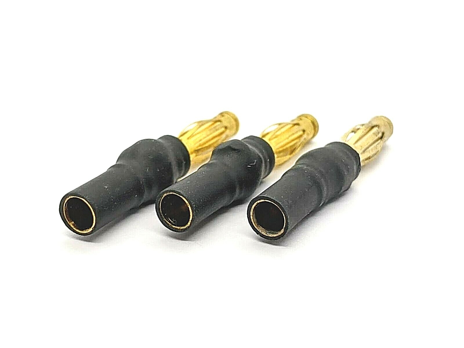 RC ESC Motor Adaptor Connector Gold Plated 4mm  Male to 3.5mm Female Bullet x3