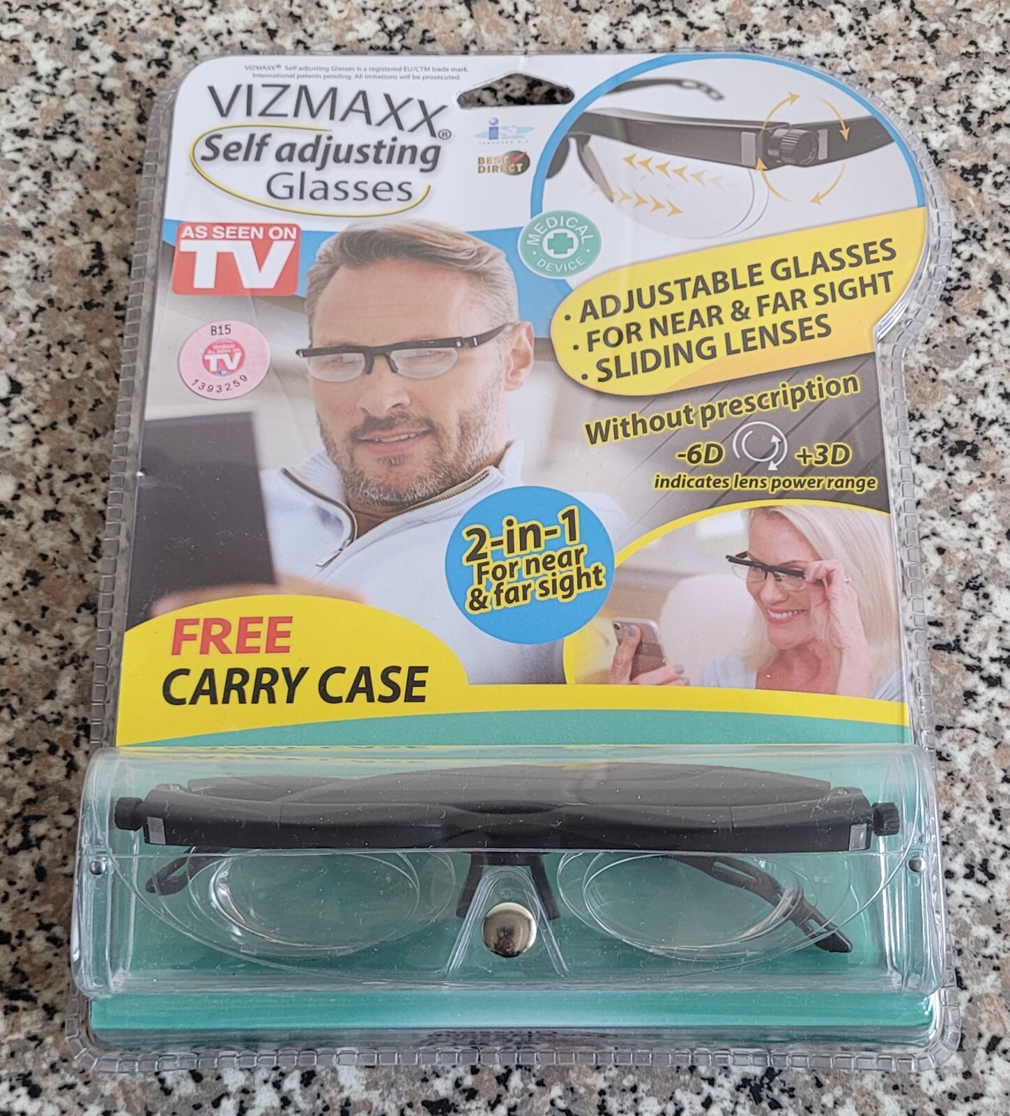Vizmaxx Self Adjusting Glasses As seen on TV eBay
