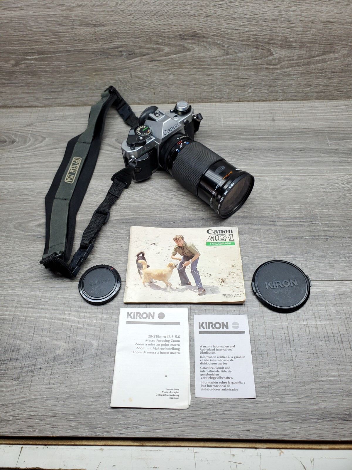 Canon AE-1 35mm Camera With Kiron 28-210 Lens