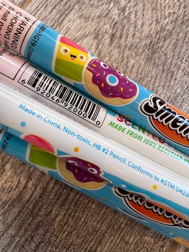 Lot of 11 Smencils Scented Pencils Assorted Foods Colors Kids Classroom Gourmet - Picture 6 of 6