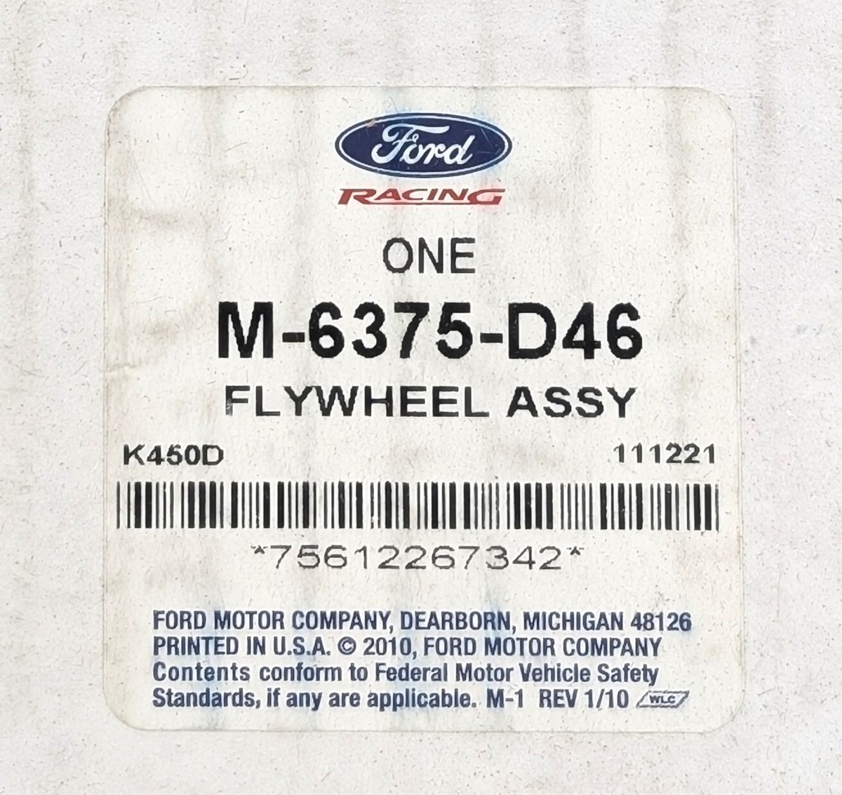 OEM NEW Ford Racing 96-98 Mustang GT 6 Bolt 164 Teeth Iron