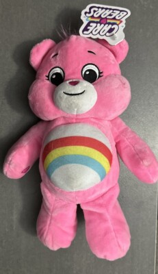 Care Bears Cheer Bear Unlock the Magic  Rainbow Pink Soft Plush 11  2022