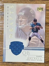 Mark Brunell 2001 UD Classics Classic Drafts Game Jersey - Jaguars