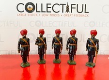 TRADITION SOLDIERS - 45 INDIAN MOUNTAIN ARTILLERY - SET 5 LEAD FIGURES -MIB