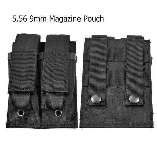Borsa Accessori Rivista Doppia Gilet Tattico Multifunzione MOLLE Piccola Borsa Munizioni - Foto 5 di 19