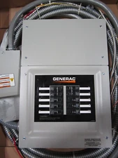 Generac RTG10EZ Automatic Generator Panel 50A 120/240V 1PH 3W -ATS385-NEW-B