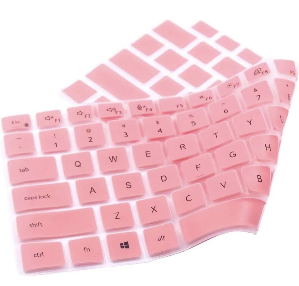 Keyboard Skin Cover No Side Numbers Solid Pink - A0023 - Image 3 of 4
