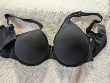 Curvy Couture Bra 40DDD 1311 – Black Hue Push-Up – Beautiful Support! No Bag