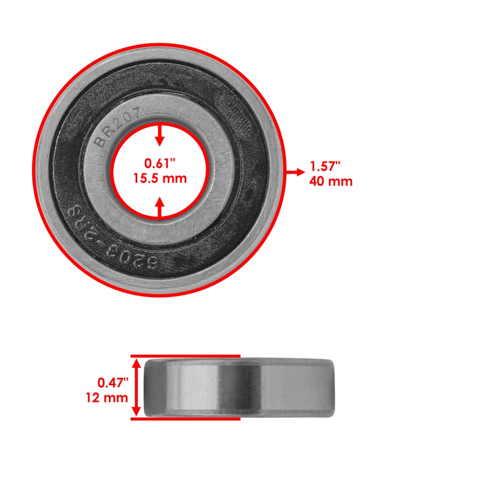 741-0524 741-1122 753-05550 Spindle or Pulley Bearing For MTD Cub Cadet ...
