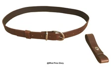 Indiana Jones style Belt Dark Brown Color