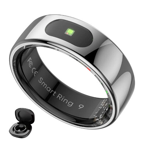 Smart Ring LED Display Bildschirm Herzfrequenz Blutmessung Multi Sportmodi - Bild 22 von 22