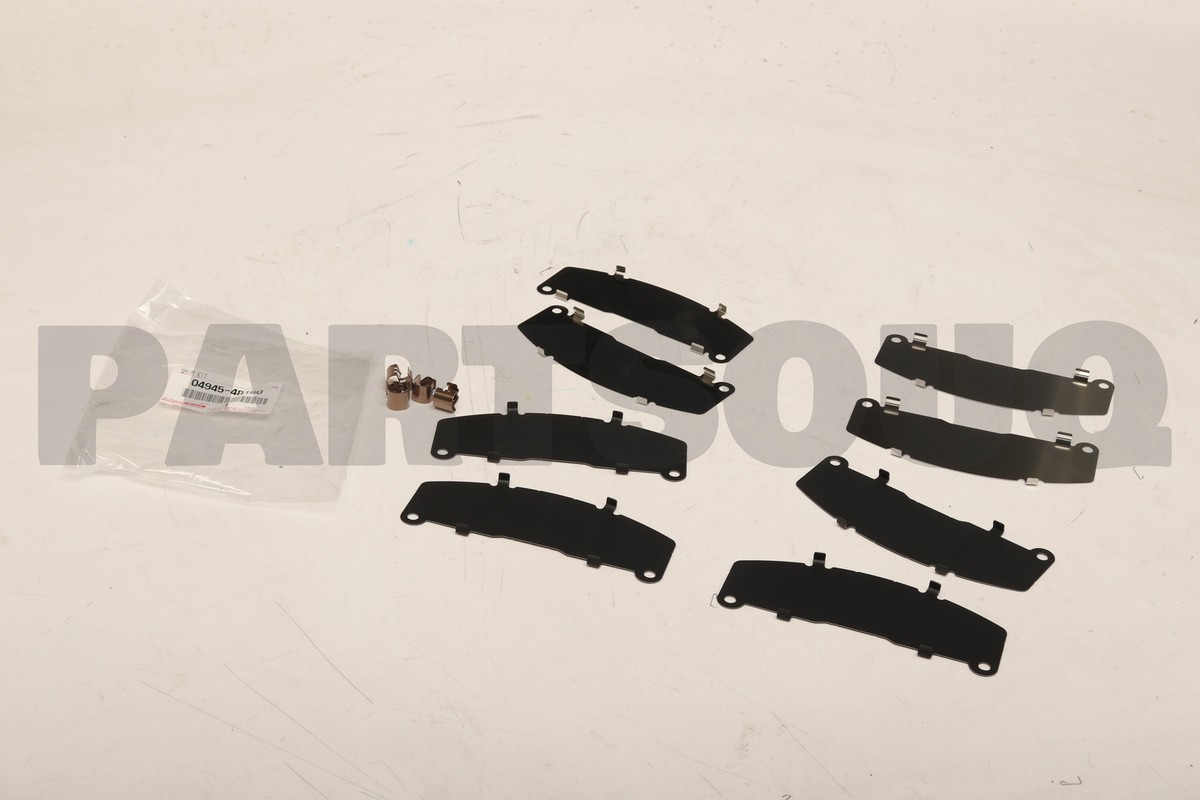 0494548160 Genuine Toyota SHIM KIT, ANTI SQUEAL, FRONT 04945-48160 