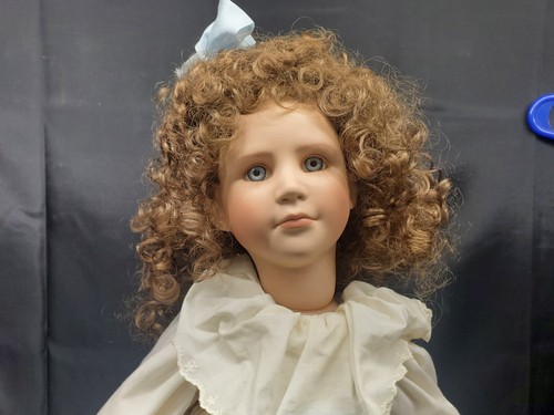 Nancy Spain Artist Porcelain & Cloth Body “Elise” #162/250 1991 Jointer Girl - Picture 4 of 12