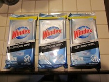 Windex Electronic Cleaning Wipes Pre-Moistened Screen Wipes for TVs Phones 3ct