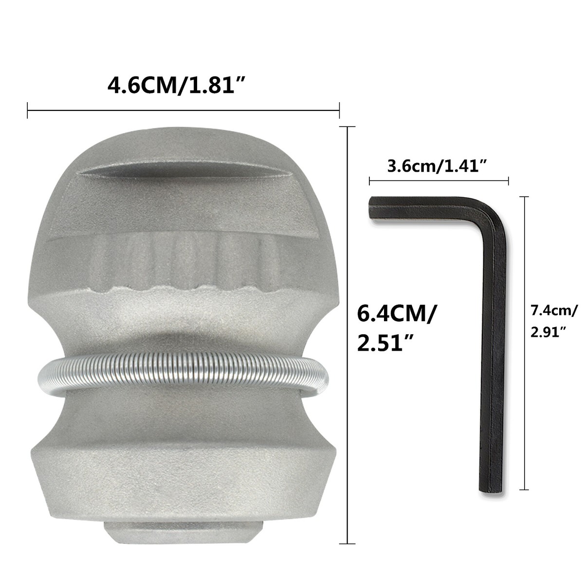 BVLLVT Heavy Duty Trailer Hitch Lock For 2 5/16 Ball Coupler - Anti-Theft Adjustable Coupler Lock For RV, Boat, Camper - View #6