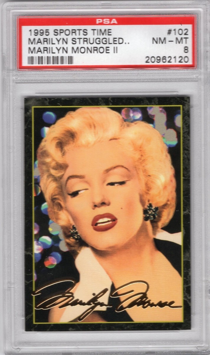 マリリン・モンロー スポーツタイム シグネチャーエディションカード 325枚以上 1995 Sports Time MARILYN MONROE II #102 Rare! 24kt. Gold Signature