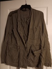 "social Standard" Women's Light Jacket, Size Large, Hunter Green