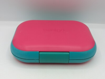 Bentgo Kids Lunch Box Pink and Teal Durable Leak Proof Toddlers 4 Compartments