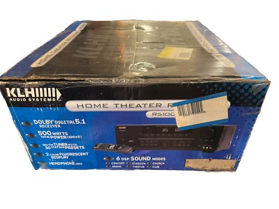 KLH Audio R5100 Dolby Digital 5.1 Surround Audio Video Receiver BRAND NEW!!