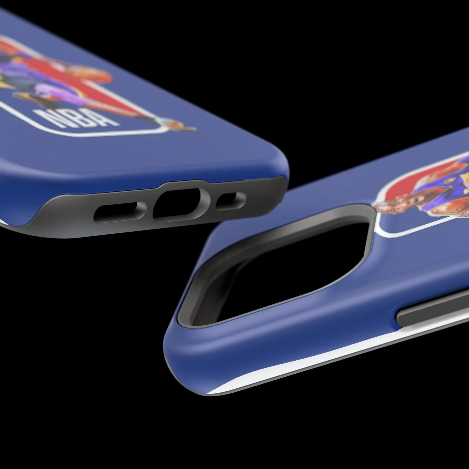 Kobe Bryant NBA Logo, Black Mamba Phone Case