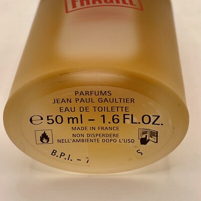 FRAGILE Jean Paul Gaultier EDT For Women Spray 1.6 oz 50 ml Rare