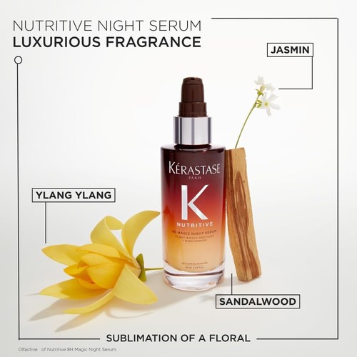 NEW Kerastase Nutritive 8H Magic Night Serum 90ml Leave In Treatment - Picture 6 of 9