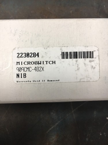 NEW, HONEYWELL-MICROSWITCH, 909CMC-482X, (3G-4) - Picture 2 of 9