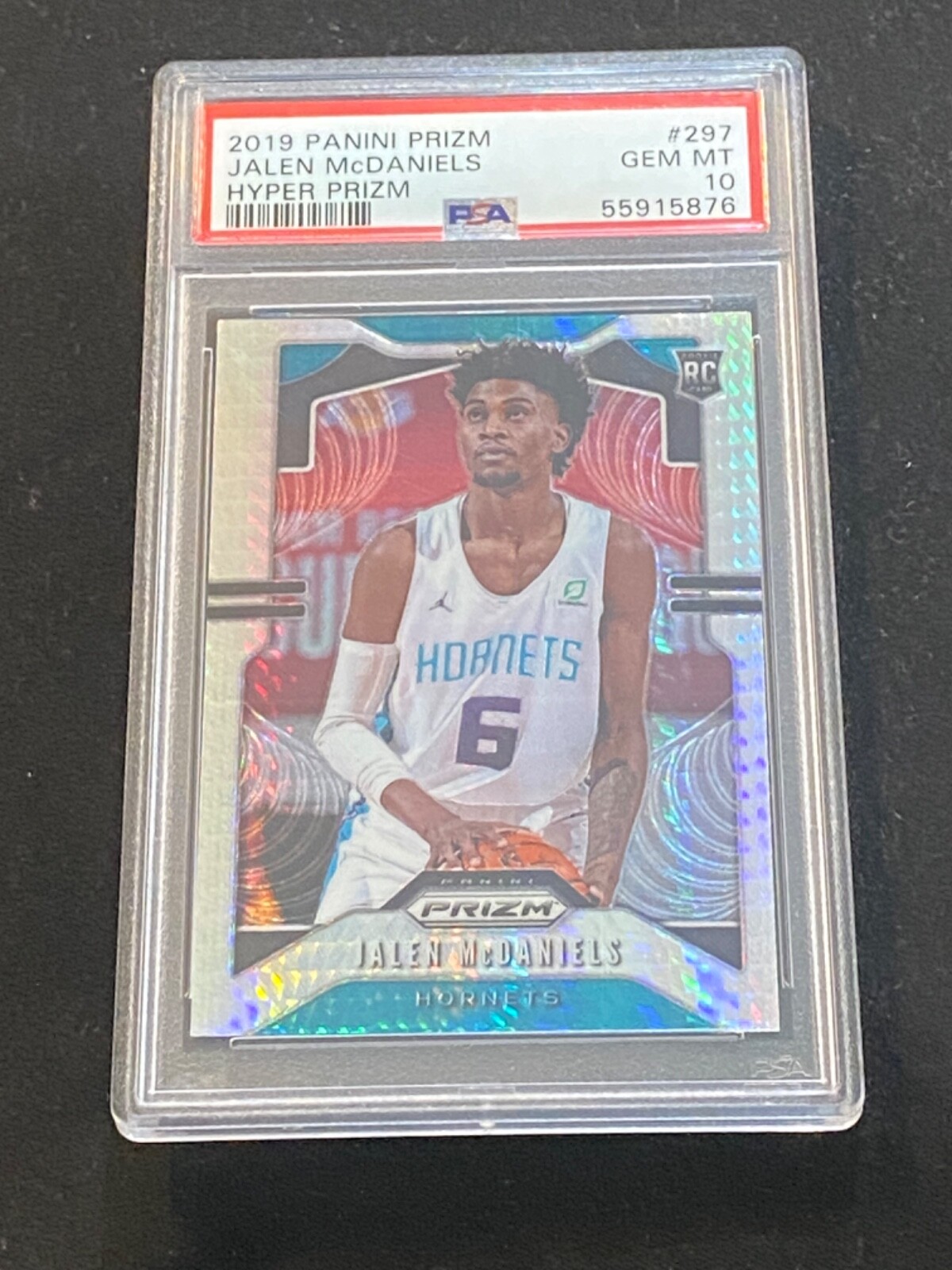 Jalen Mcdaniels 2019 prizm hyper #297 psa 10