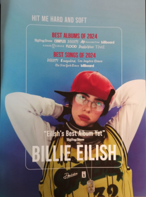 2024 BILLIE EILISH ORIGINAL (UNFRAMED) magazine PROMO AD | eBay