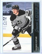 2021-22 RASMUS KUPARI UPPER DECK SERIES 1 RC #242 YOUNG GUNS JEUNES LOUPS SP