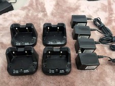 Lot Of 4 - Oem Icom Bc-192 Changing Docks With Power Supply