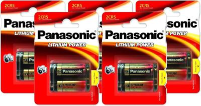 Panasonic Lithium Photo Batterie CR 5 - 2er Blister, 6V, Für Kameras & Blitzgeräte
