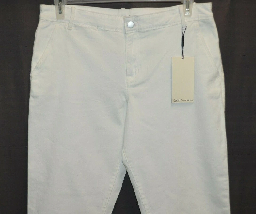 Calvin Klein Jeans White Ultimate Skinny Jeans Size 31 x 26 MSRP 59.50 eBay