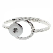 Fit Ginger Snap Bracelet Silver hinge 20mm Snap - 0031-125