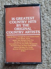 16 greatest country hits by the original country artists cassette tape
