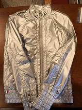Puma Ferrari Women's Lightweight Jacket 2 Silver Zip Up ~ Female M