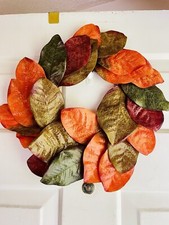 Fall Magnolia Leaves Wreath, 14  