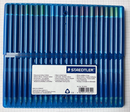 Staedtler Ergo Soft 24 Dreieckige Farbstifte Neu - Bild 2 von 2