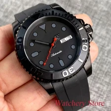 40mm Tandorio 20ATM Sapphire Glass PVD Black Case Japan NH36 Automatic Men Watch