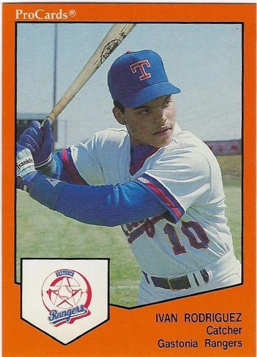 Minor League Baseball (MiLB) Ivan Rodriguez Rookie Baseball Sports