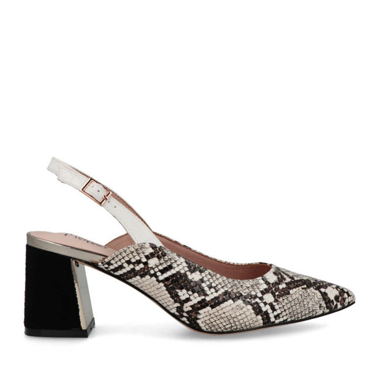 Decollete Ballerina Sabot Python Woman Menbur 21772 Bondeno New Collection